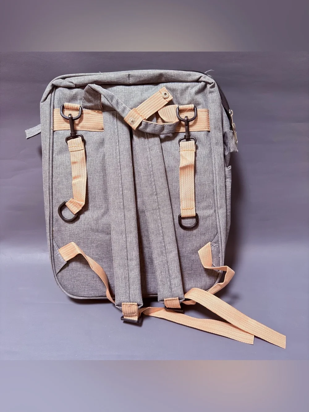 Nursery On The Go 3 in 1 Diaper Bag Backpack Bassinet Travel Crib Changing New